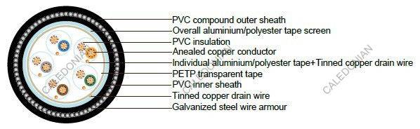 PAS 5308 Cable Part 2 Type 2 PVC-IS-OS-SWA-PVC