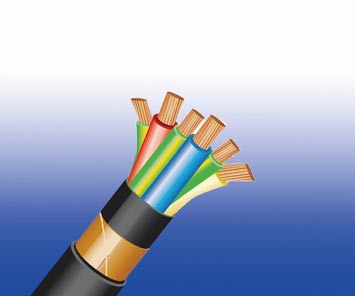 FIRETOXϵ��600/1000V XLPE��Ե, LSZH����, ���ε����� (3C+3E)